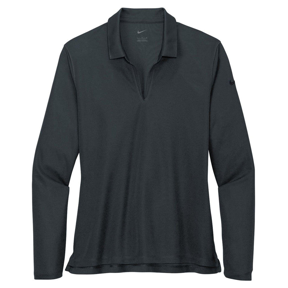 Nike Ladies Dri-FIT Micro Pique 2.0 Long Sleeve Polo