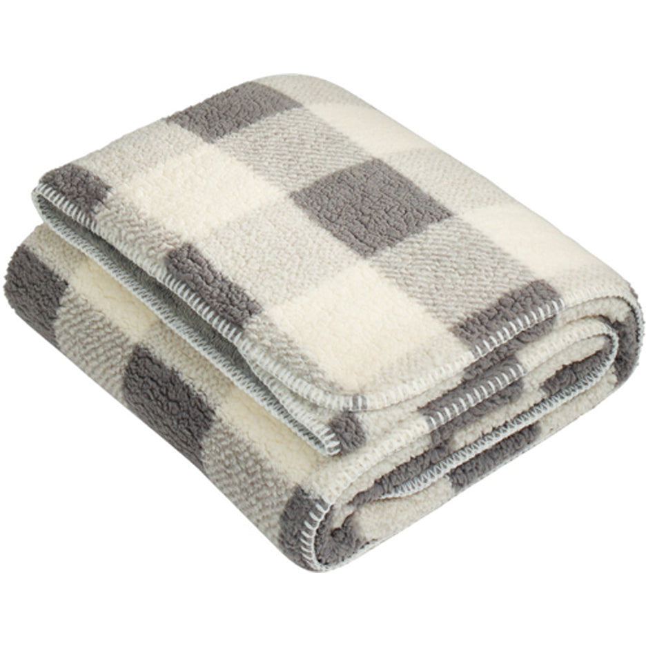 Grey/ Marshmallow Buffalo Plai